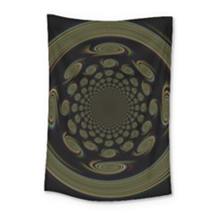 Dark Portal Fractal Esque Background Small Tapestry by Nexatart