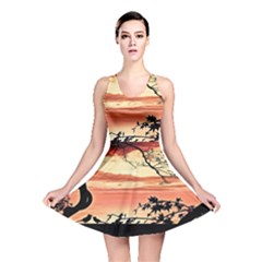 Autumn Song Autumn Spreading Its Wings All Around Reversible Skater Dress by Nexatart