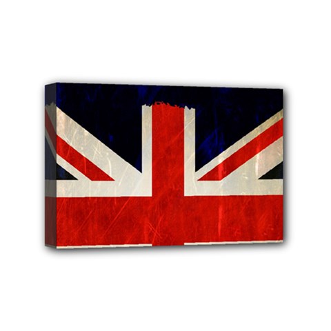 Flag Of Britain Grunge Union Jack Flag Background Mini Canvas 6  X 4  by Nexatart