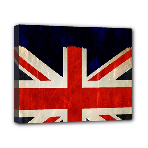 Flag Of Britain Grunge Union Jack Flag Background Canvas 10  X 8  by Nexatart