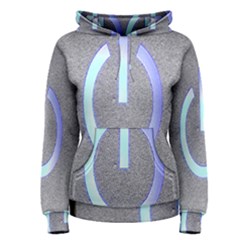 Close Up Of A Power Button Women s Pullover Hoodie