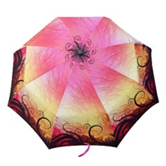 Floral Frame Surrealistic Folding Umbrellas