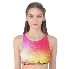 Floral Frame Surrealistic Tank Bikini Top by Nexatart