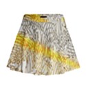 Abstract Composition Digital Processing Mini Flare Skirt View1