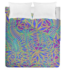 Abstract Floral Background Duvet Cover Double Side (Queen Size)