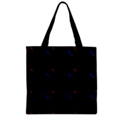 Tranquil Abstract Pattern Zipper Grocery Tote Bag by Nexatart