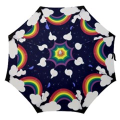 Rainbow Animation Straight Umbrellas