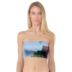 Brightly Colored Dressing Huts Bandeau Top by Nexatart