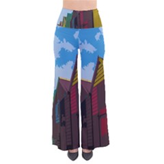 Brightly Colored Dressing Huts Pants by Nexatart