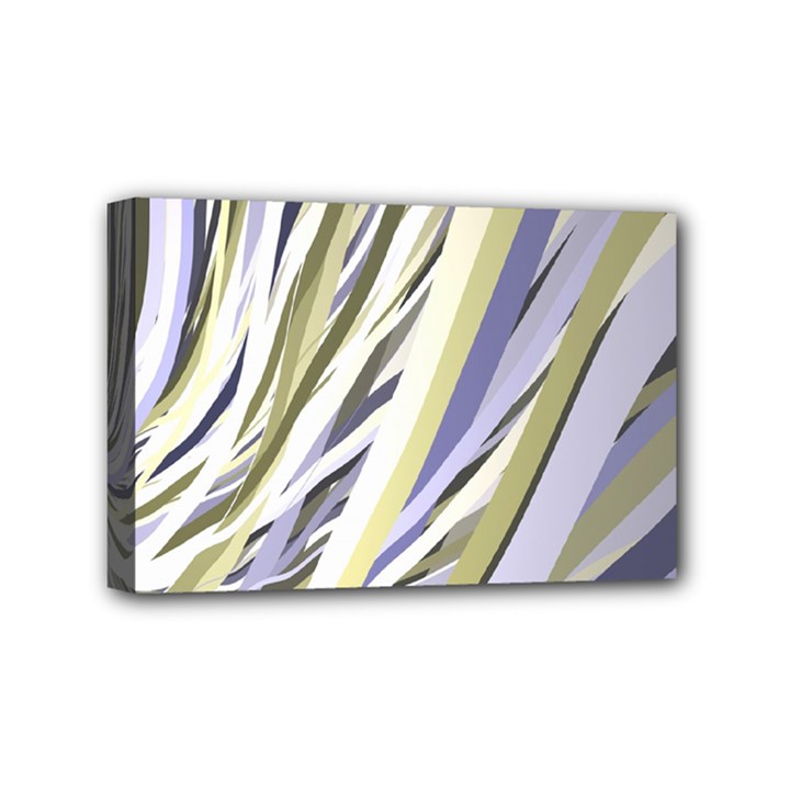 Wavy Ribbons Background Wallpaper Mini Canvas 6  x 4 