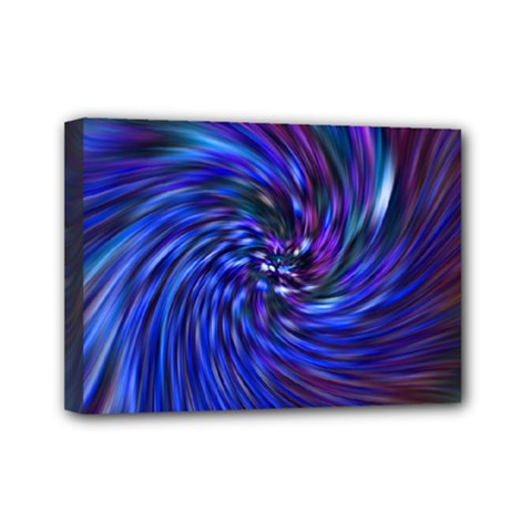 Stylish Twirl Mini Canvas 7  X 5  by Nexatart
