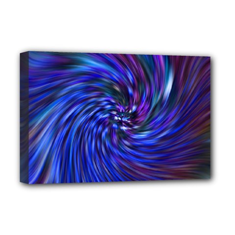 Stylish Twirl Deluxe Canvas 18  X 12   by Nexatart