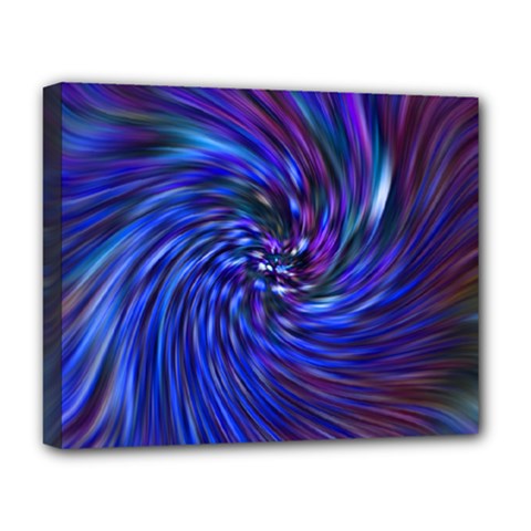 Stylish Twirl Deluxe Canvas 20  X 16  