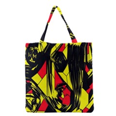 Easy Colors Abstract Pattern Grocery Tote Bag