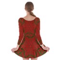 Christmas Kaleidoscope Long Sleeve Skater Dress View2