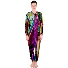 Magic Butterfly Art In Glass Onepiece Jumpsuit (ladies)  by Nexatart