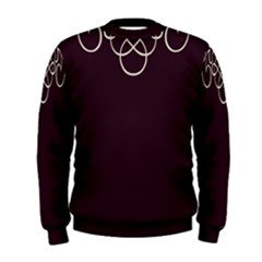 Black Cherry Scrolls Purple Men s Sweatshirt