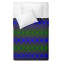 Diamond Alt Blue Green Woven Fabric Duvet Cover Double Side (Single Size) View1