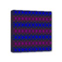 Diamond Alt Blue Purple Woven Fabric Mini Canvas 4  x 4  View1