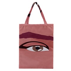 Eye Difficulty Red Classic Tote Bag by Mariart
