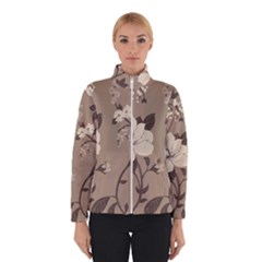 Floral Flower Rose Leaf Grey Winterwear by Mariart