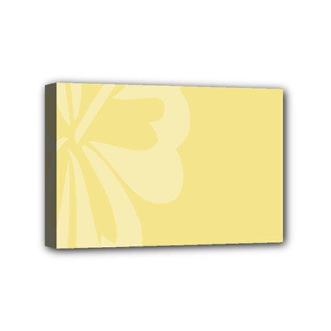 Hibiscus Custard Yellow Mini Canvas 6  X 4  by Mariart