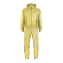 Hibiscus Custard Yellow Hooded Jumpsuit (kids) by Mariart