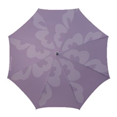 Hibiscus Sakura Lavender Herb Purple Golf Umbrellas