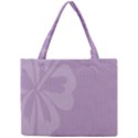 Hibiscus Sakura Lavender Herb Purple Mini Tote Bag View1