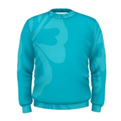 Hibiscus Sakura Scuba Blue Men s Sweatshirt