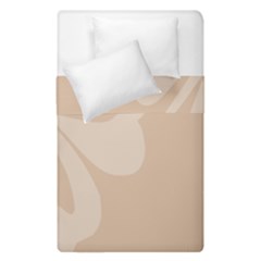 Hibiscus Sakura Toasted Almond Grey Duvet Cover Double Side (single Size)