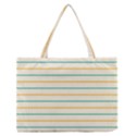 Horizontal Line Yellow Blue Orange Medium Zipper Tote Bag View1