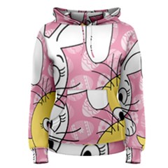 Easter Bunny And Chick  Women s Pullover Hoodie by Valentinaart