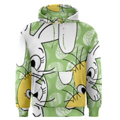 Easter Bunny And Chick  Men s Pullover Hoodie by Valentinaart