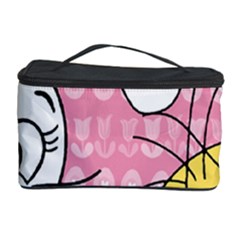 Easter Bunny And Chick  Cosmetic Storage Case by Valentinaart