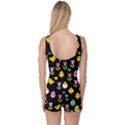 Easter - chick and tulips One Piece Boyleg Swimsuit View2