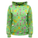 Easter - chick and tulips Women s Pullover Hoodie View1