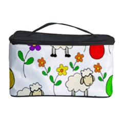 Easter Lamb Cosmetic Storage Case by Valentinaart