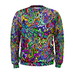 Colorful Abstract Paint Rainbow Men s Sweatshirt by Mariart