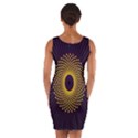 Polka Dot Circle Leaf Flower Floral Yellow Purple Red Star Wrap Front Bodycon Dress View2