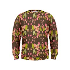 Floral Pattern Kids  Sweatshirt