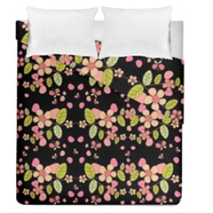 Floral Pattern Duvet Cover Double Side (queen Size)