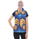Zodiac Aries Women s Button Up Puffer Vest View1