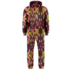 Floral Pattern Hooded Jumpsuit (men)  by Valentinaart