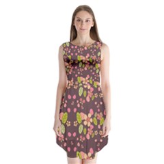 Floral Pattern Sleeveless Chiffon Dress   by Valentinaart