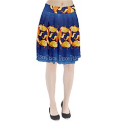 Zodiac Pisces Pleated Skirt by Mariart