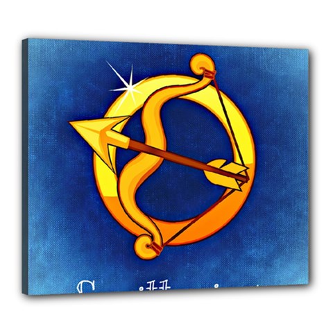 Zodiac Sagittarius Canvas 24  x 20 