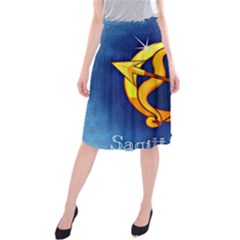 Zodiac Sagittarius Midi Beach Skirt