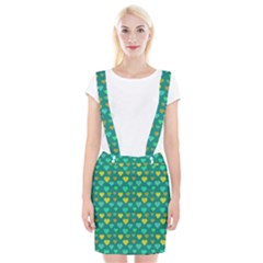 Hearts Seamless Pattern Background Suspender Skirt