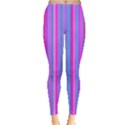 Blue And Pink Stripes Leggings  View1